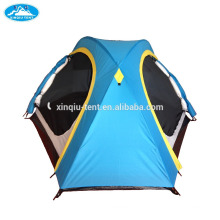 Tente de camping portable double couche 3-4 personnes